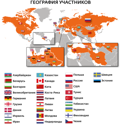 The geography of participants